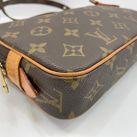 LOUIS VUITTON Pochette Marly Bandoulire Shoulder Bag Brown WS30386