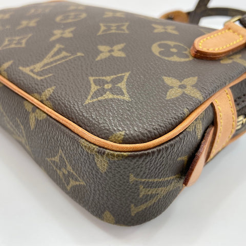 LOUIS VUITTON Pochette Marly Bandoulire Shoulder Bag Brown WS30386