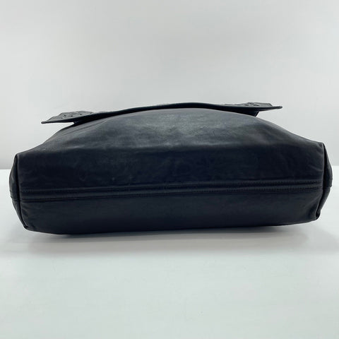 BOTTEGAVENETA Croco embossed Messenger bag black WS30390