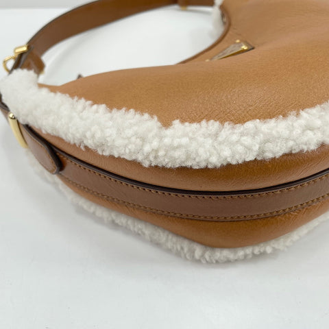 PRADA Arke Small Shoulder Bag Brown WS30391