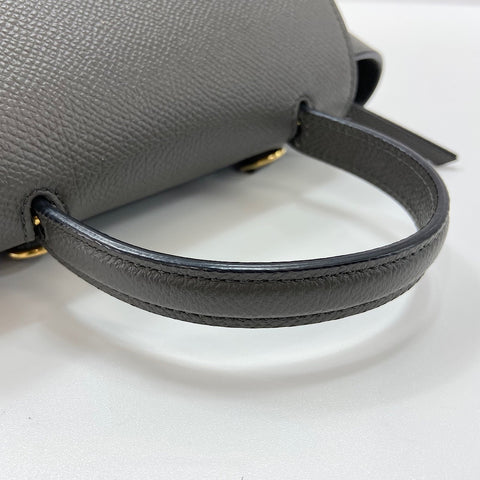 CELINE Belt bag Pico 2WAY Handbag gray WS30392