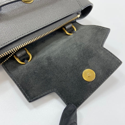 CELINE Belt bag Pico 2WAY Handbag gray WS30392