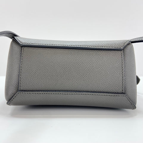 CELINE Belt bag Pico 2WAY Handbag gray WS30392