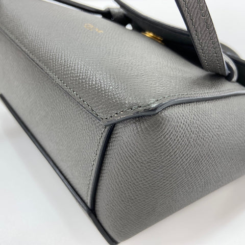 CELINE Belt bag Pico 2WAY Handbag gray WS30392