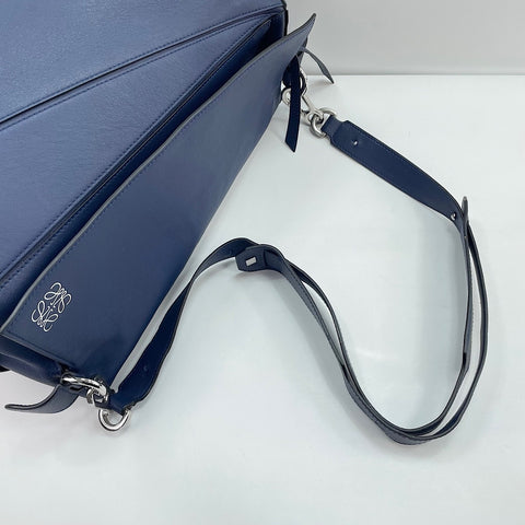 LOEWE puzzle Shoulder Bag blue WS30393