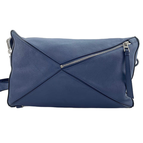 LOEWE puzzle Shoulder Bag blue WS30393