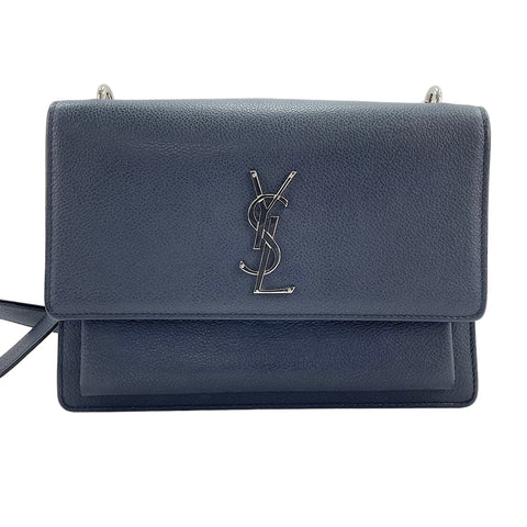 YVES SAINT LAURENT Shoulder Bag Navy WS30394