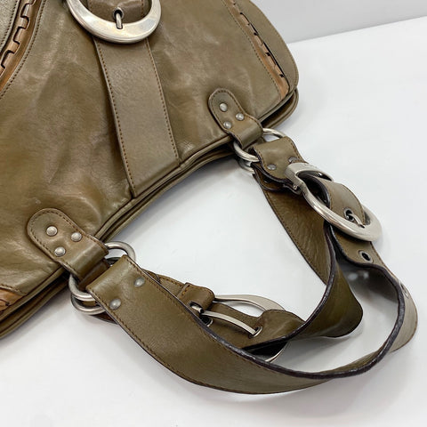 Christian Dior Gaucho Handbag green WS30395