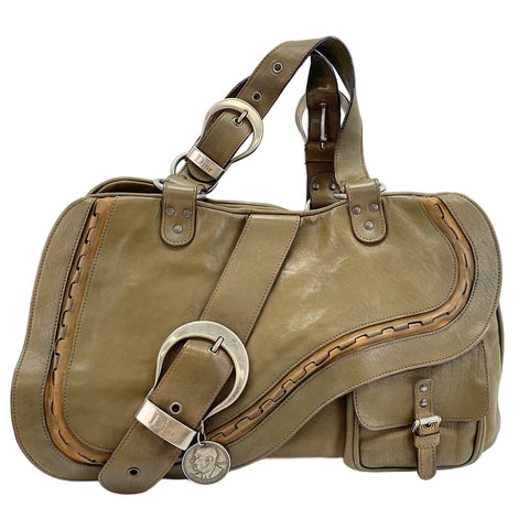 Christian Dior Gaucho Handbag green WS30395
