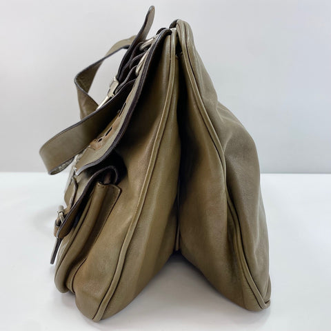 Christian Dior Gaucho Handbag green WS30395