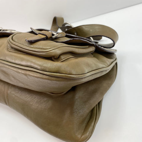 Christian Dior Gaucho Handbag green WS30395