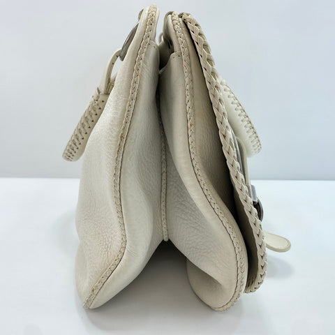 Christian Dior Gaucho Handbag white WS30397