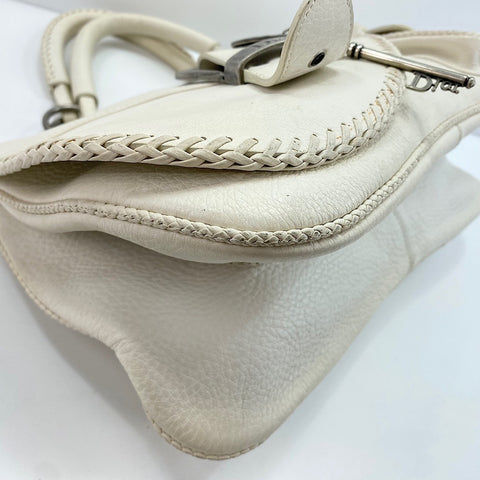 Christian Dior Gaucho Handbag white WS30397