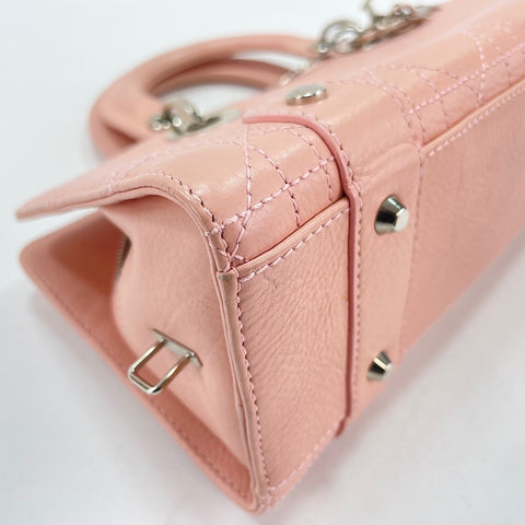 Christian Dior Lady D-Joy Handbag pink WS30398