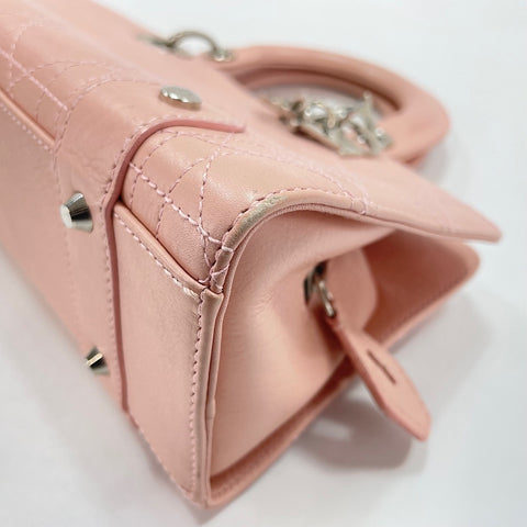 Christian Dior Lady D-Joy Handbag pink WS30398