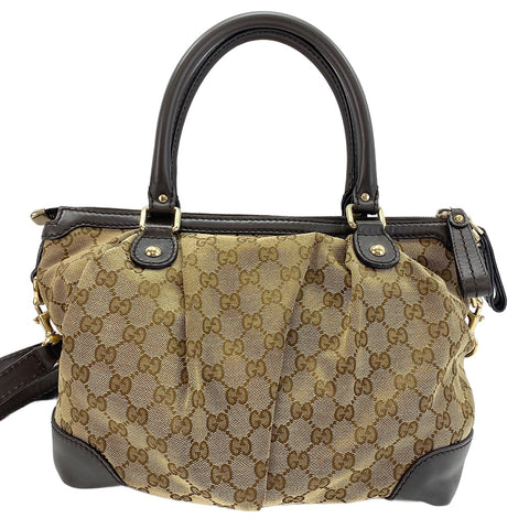 GUCCI Suki Handbag Brown WS30399