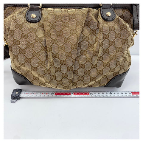 GUCCI Suki Handbag Brown WS30399