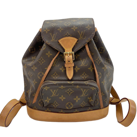 LOUIS VUITTON Montsouris MM Backpack  Daypack Brown WS30401