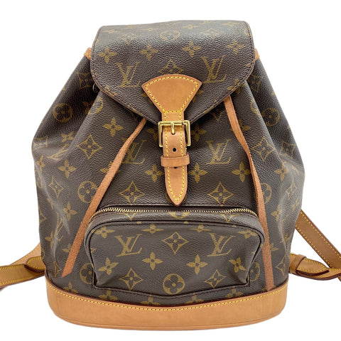 LOUIS VUITTON Montsouris MM Backpack  Daypack Brown WS30401