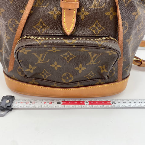 LOUIS VUITTON Montsouris MM Backpack  Daypack Brown WS30401