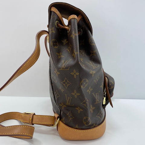 LOUIS VUITTON Montsouris MM Backpack  Daypack Brown WS30401