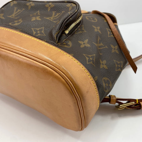 LOUIS VUITTON Montsouris MM Backpack  Daypack Brown WS30401