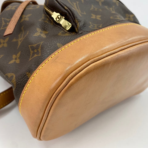 LOUIS VUITTON Montsouris MM Backpack  Daypack Brown WS30401