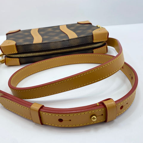 LOUIS VUITTON Soft Trunk Shoulder Bag Brown WS30403