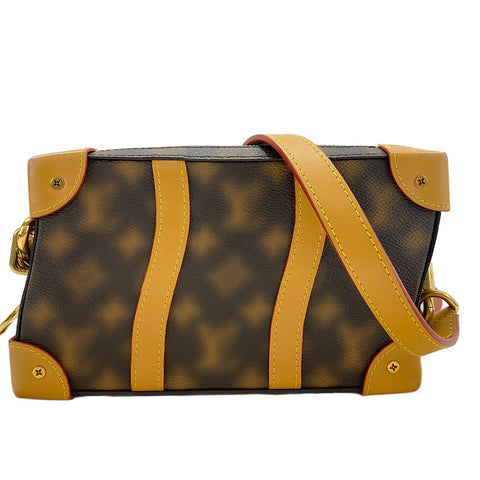 LOUIS VUITTON Soft Trunk Shoulder Bag Brown WS30403