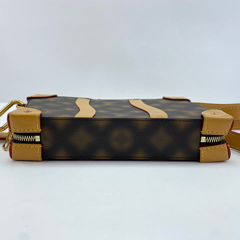 LOUIS VUITTON Soft Trunk Shoulder Bag Brown WS30403