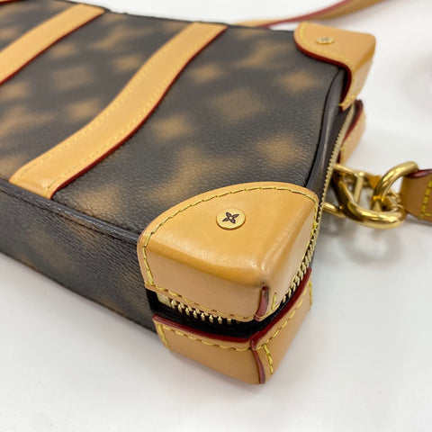 LOUIS VUITTON Soft Trunk Shoulder Bag Brown WS30403