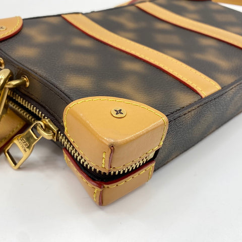 LOUIS VUITTON Soft Trunk Shoulder Bag Brown WS30403