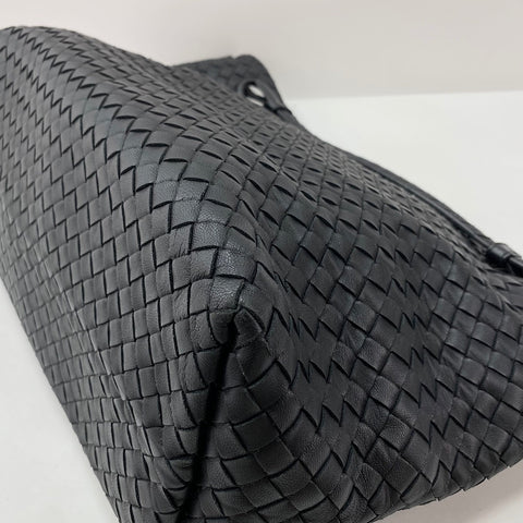 BOTTEGAVENETA Garda INTRECCIATO Handbag black WS30404