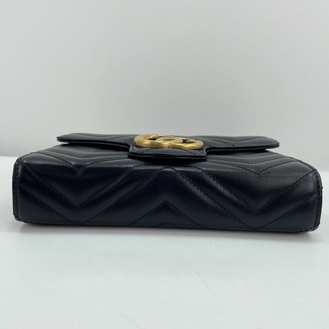 GUCCI GG Marmont 2WAY Shoulder Bag black WS30406