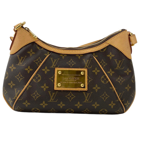 LOUIS VUITTON Thames PM Shoulder Bag Brown WS30409