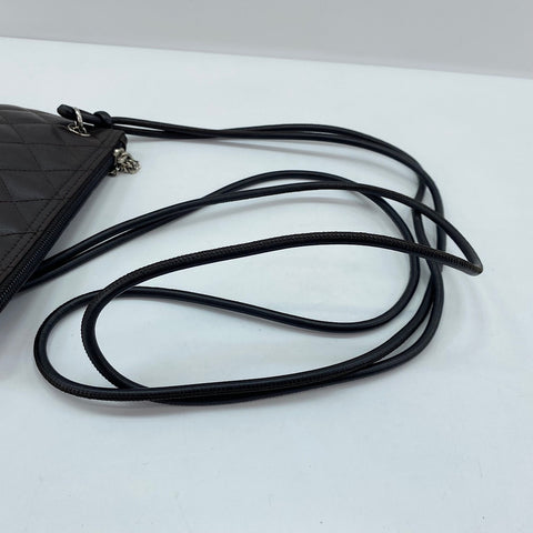 CHANEL Cambon Line Shoulder Bag Brown WS30414