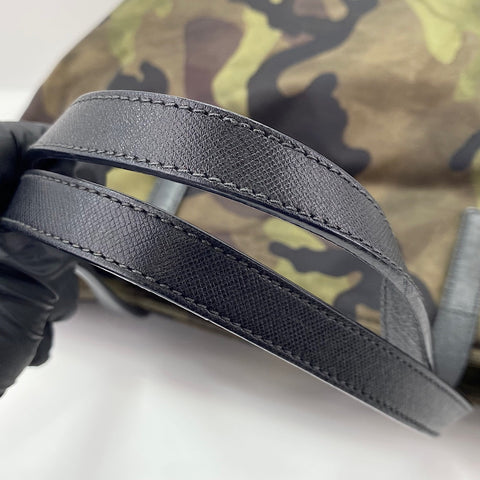 PRADA 2WAY Tote Bag green WS30417