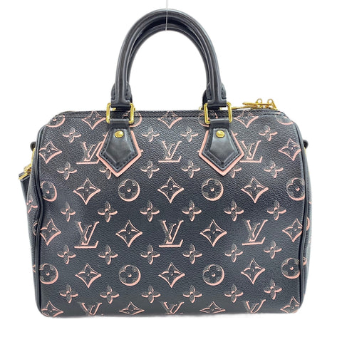 LOUIS VUITTON Speedy Bandoulire 25 Handbag black WS30419