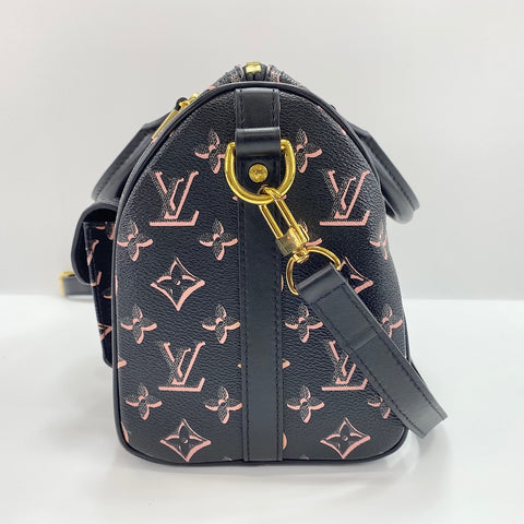 LOUIS VUITTON Speedy Bandoulire 25 Handbag black WS30419