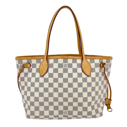 LOUIS VUITTON Neverfull PM Tote Bag white WS30420
