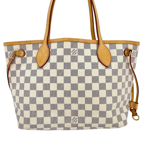 LOUIS VUITTON Neverfull PM Tote Bag white WS30420