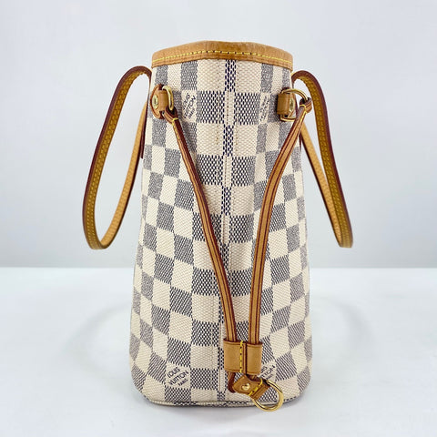 LOUIS VUITTON Neverfull PM Tote Bag white WS30420