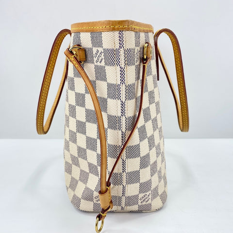 LOUIS VUITTON Neverfull PM Tote Bag white WS30420