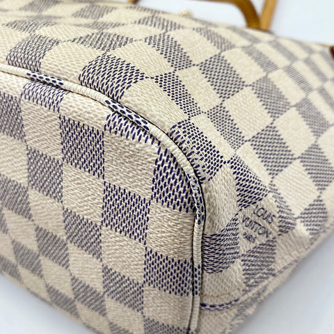LOUIS VUITTON Neverfull PM Tote Bag white WS30420