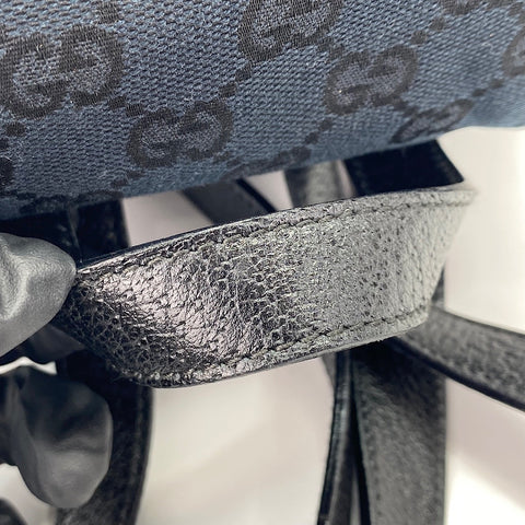 GUCCI Backpack  Daypack Navy WS30422