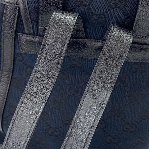 GUCCI Backpack  Daypack Navy WS30422