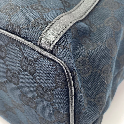 GUCCI Backpack  Daypack Navy WS30422