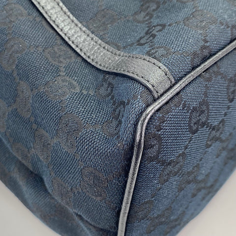 GUCCI Backpack  Daypack Navy WS30422