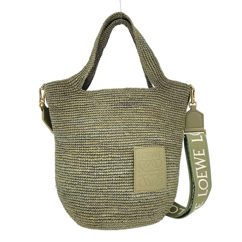 LOEWE Slit bag (2-way) Handbag green WS30424