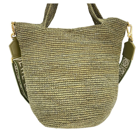 LOEWE Slit bag (2-way) Handbag green WS30424